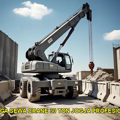 Mengetahui Harga Sewa Crane 30 Ton di Jogja Terbaru